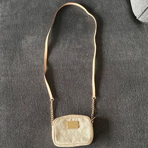 Michael Kors Beige Crossbody Bag